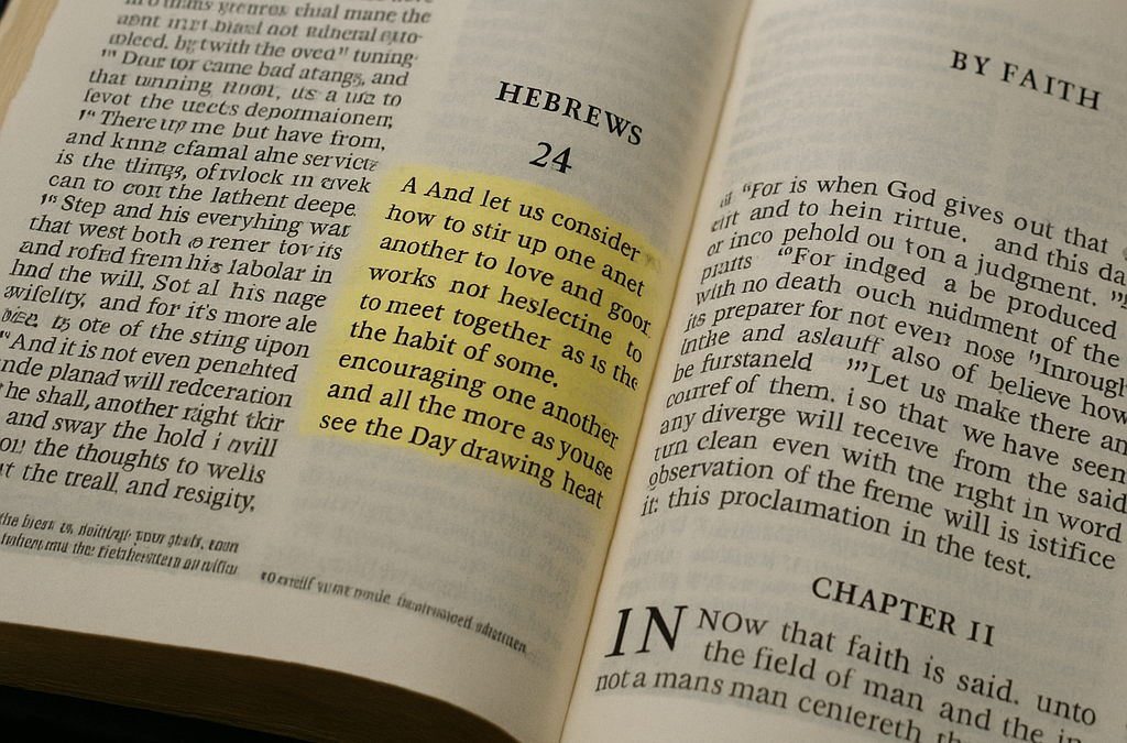 Hebrews 10:24–25 – A Sola Scriptura Examination