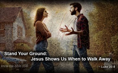 You Don’t Have to Answer Everyone: Jesus Didn’t Either