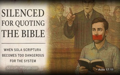 Silenced for Quoting the Bible: When Sola Scriptura Becomes Too Dangerous for the System