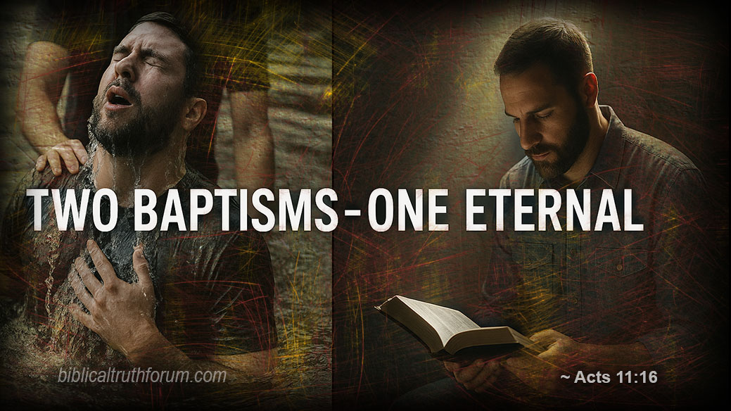 Two Baptisms – One Eternal