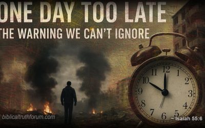 One Day Too Late: The Warning We Can’t Ignore