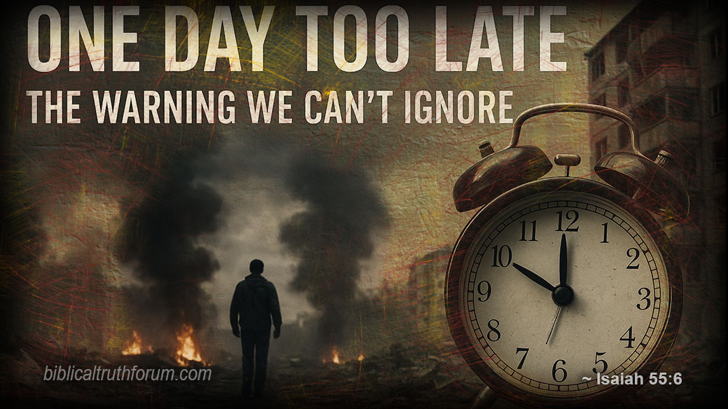 One Day Too Late: The Warning We Can’t Ignore